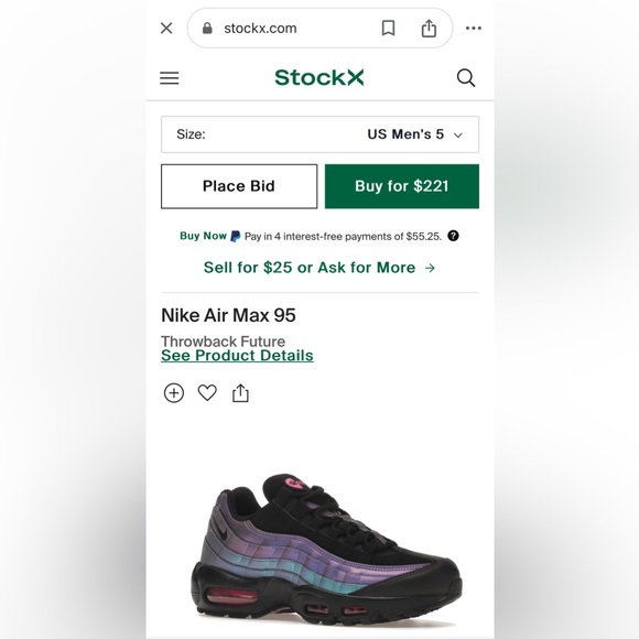 UNISEX NEW AUTHENTIC Nike Air Max 95 Premium Throwback Future - Picture 3 of 12